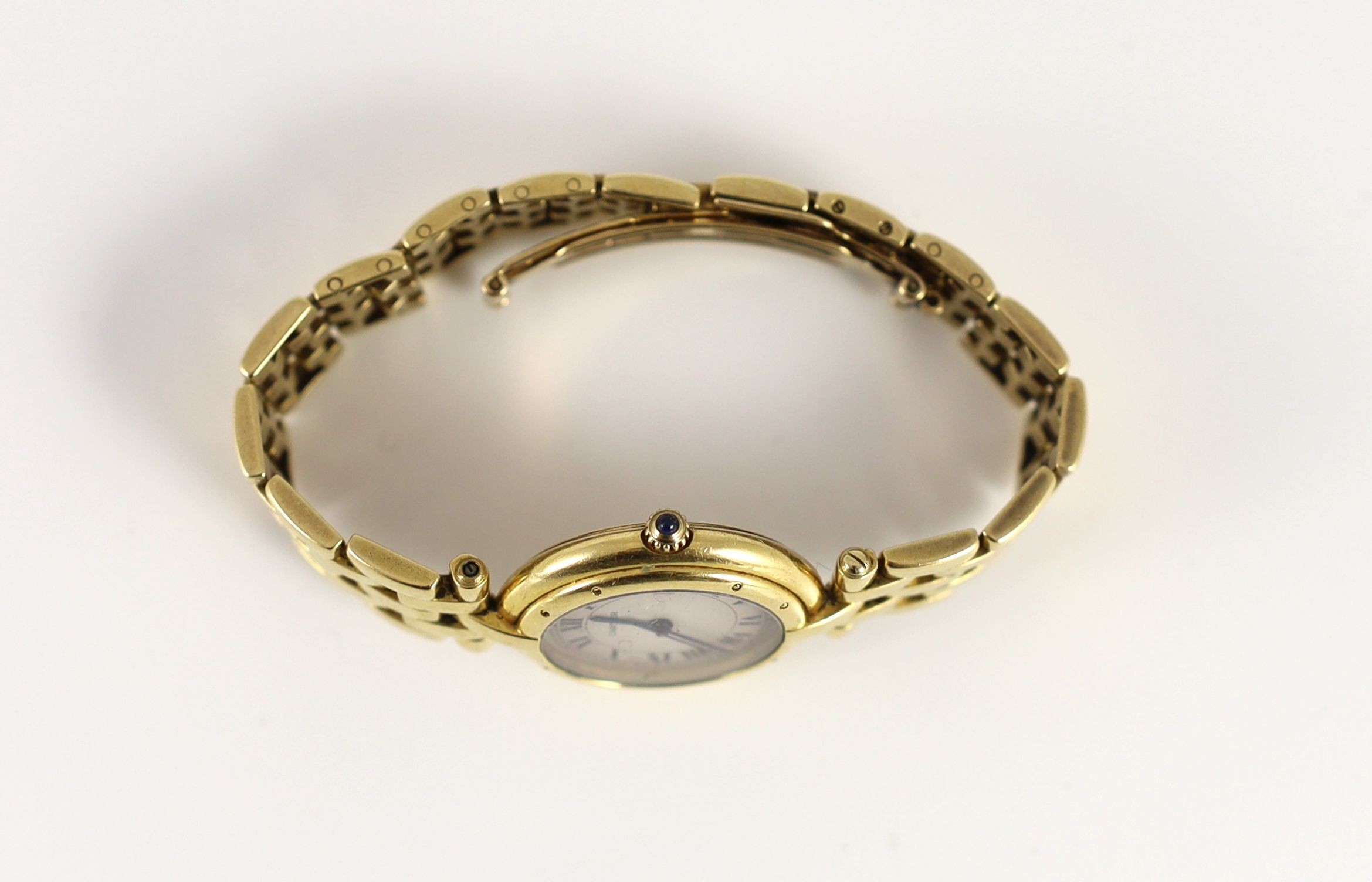 An 18ct gold Cartier Panthere Vendome quartz wrist watch